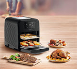 Tefal Easy Fry Ugn & Grill 9-i-1 Hot Air Fryer, 11 L För 6 portioner, 7 tillbehör, 8 program, recept online Vitvaror Naty Shop