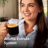 PHILIPS automatisk espressomaskin 2200-serien - 2 kaffespecialiteter, pekskärm, klassisk mjölkskummare, keramisk kvarn, mattsvart (EP2220/10)