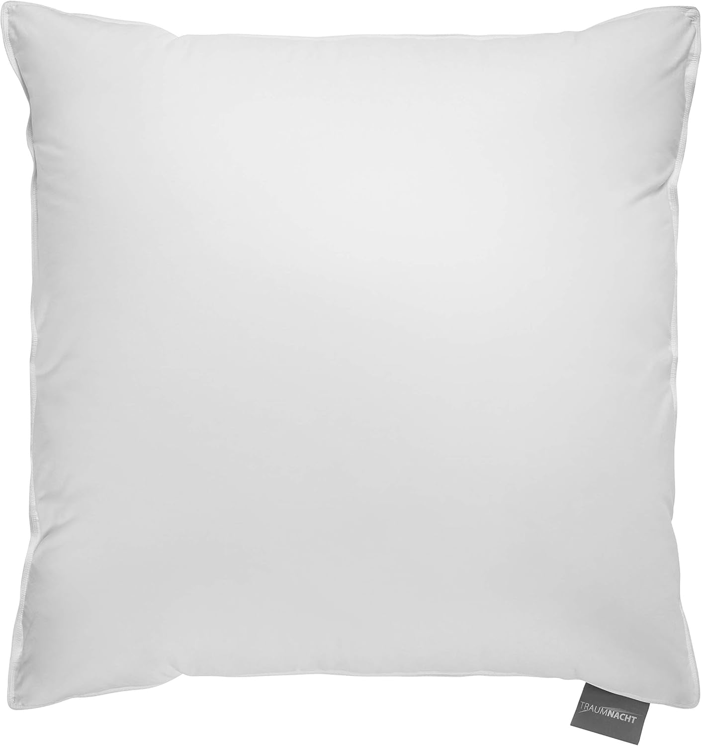 Traumnacht comfort dunkudde med högkvalitativ dunfyllning och luddbeständigt överdrag av 100 % bomull, Oeko-Tex certifierad, 80 X 80 cm, tillverkad enligt tysk kvalitetsstandard Standardkuddar Naty Shop Trekammarkudde-80 X 80 1 st (1 pack)
