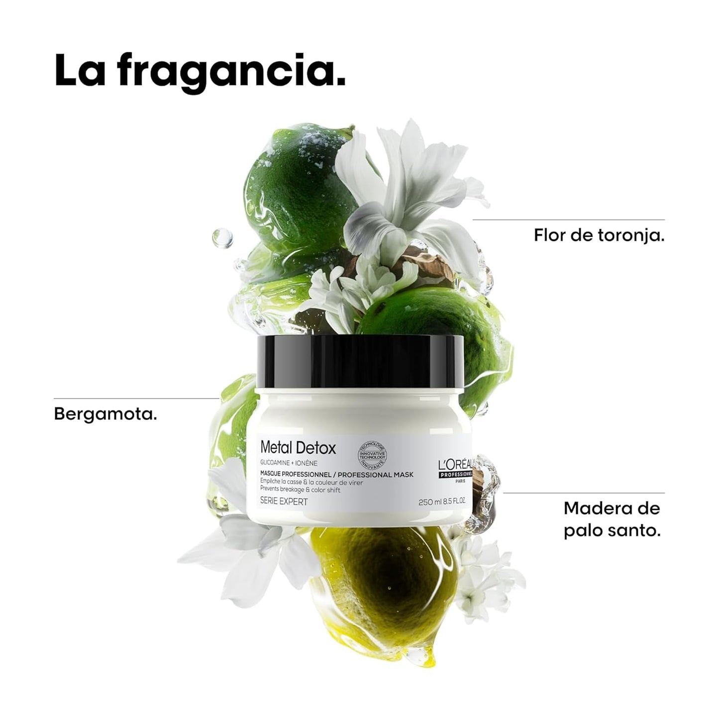 L'Oréal Professionnel Professional Restructuring mask för alla hårtyper, hjälper till att reparera skador och återställa hårets styrka, Absolut Repair Molecular, 150 ml Naty Shop Hair Mask