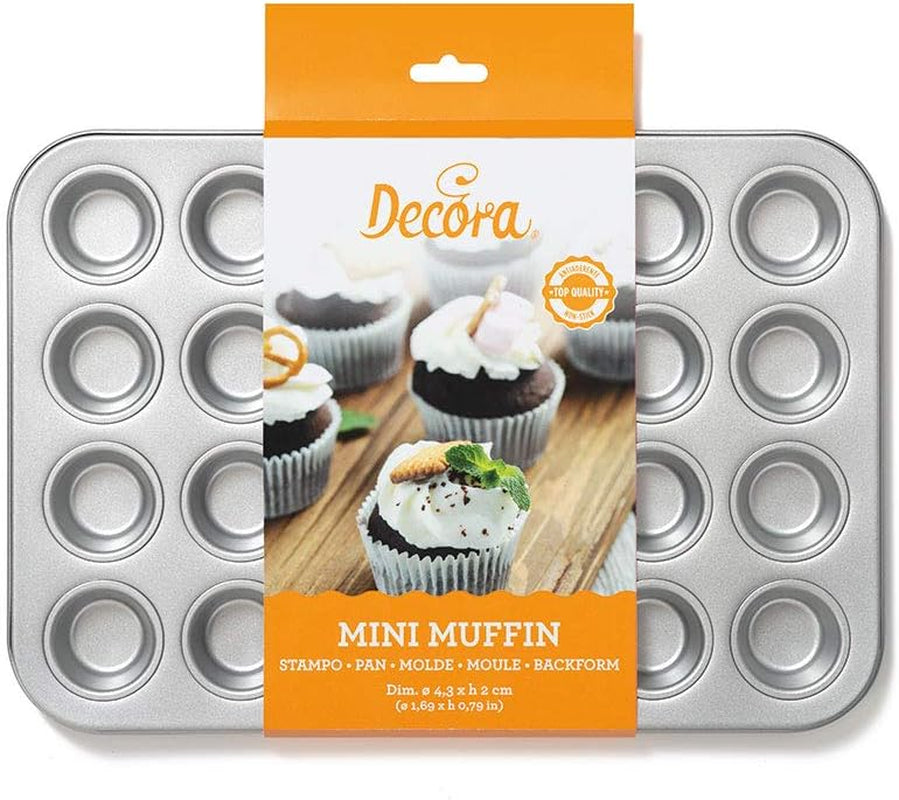0070035 BAKFORM FÖR 24 MINI MUFFINS 38,5 X 26 X 2 H CM Bakformar och plåtar Naty Shop
