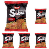 Friterade Nissin Wheat Nudles med Chilismak, 111g