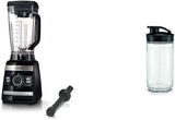 Bosch Standmixer Vitaboost MMBH6P6BDE, 6-Klingen-Edelstahlmesser, 2,5L Tritan-Mixbehälter, Stopfer, 6 Automatikprogram, Rezeptbuch, Bpa-Frei, Einfache Reinigung, 45 000 U/Min, 1600 W, Schwarz Bucatarie Mit Becher Bundle 30 Rezeptbuch