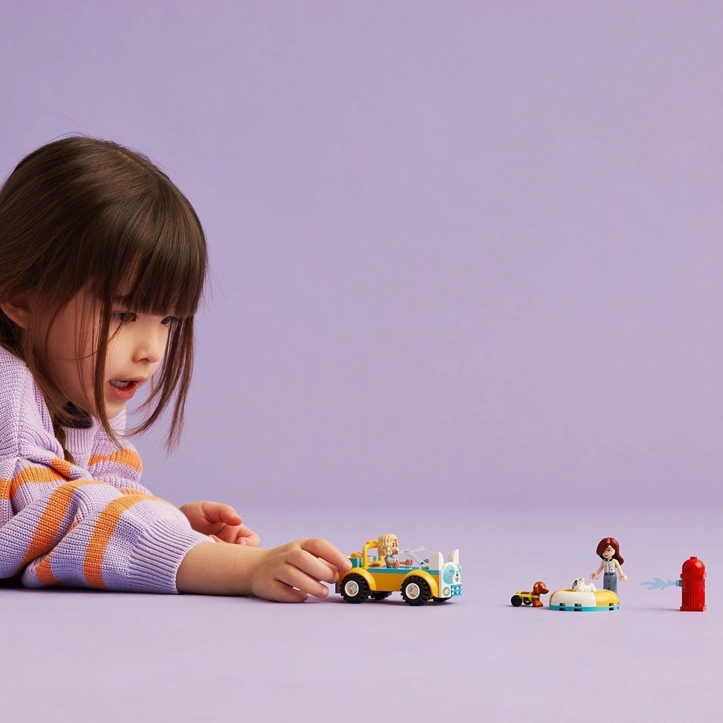 LEGO Friends mobil hundtrimmare, låtsaslekande djurfordonslekset, barnleksak med 2 figurer och 2 hundar för flickor och pojkar från 4 år, hundtrimmningsset 42635 Byggset Beuche den LEGO-Store