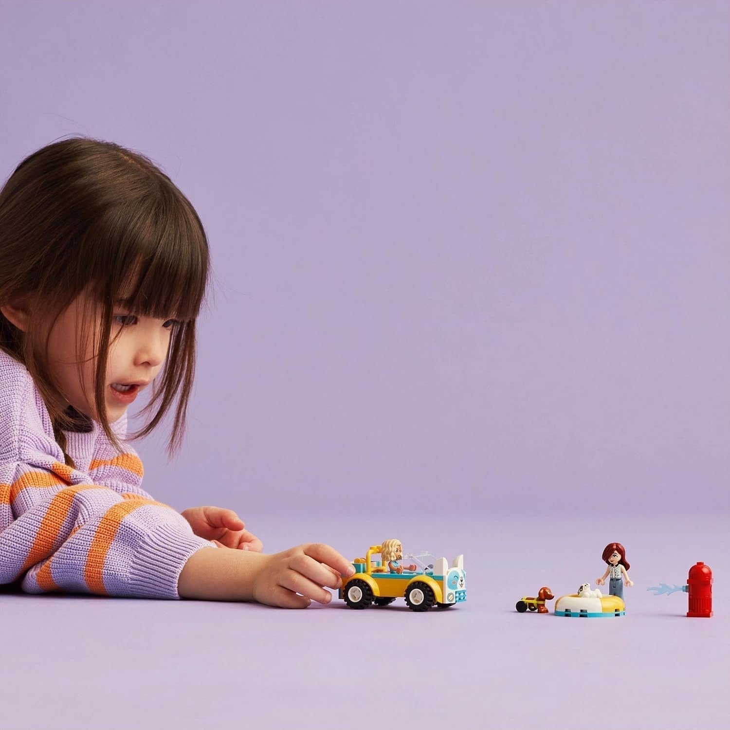 LEGO Friends mobil hundtrimmare, låtsaslekande djurfordonslekset, barnleksak med 2 figurer och 2 hundar för flickor och pojkar från 4 år, hundtrimmningsset 42635 Byggset Beuche den LEGO-Store