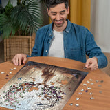 Ravensburger Puzzle 12000459 - The Magic Deer - 1000-bitars pussel för vuxna och barn från 14 år, rådjurspussel Puzzle Naty Shop