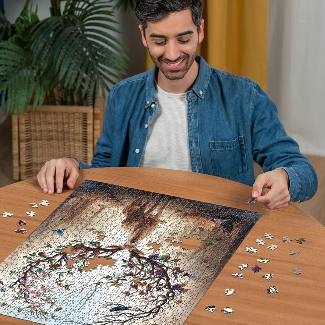 Ravensburger Puzzle 12000459 - The Magic Deer - 1000-bitars pussel för vuxna och barn från 14 år, rådjurspussel Puzzle Naty Shop