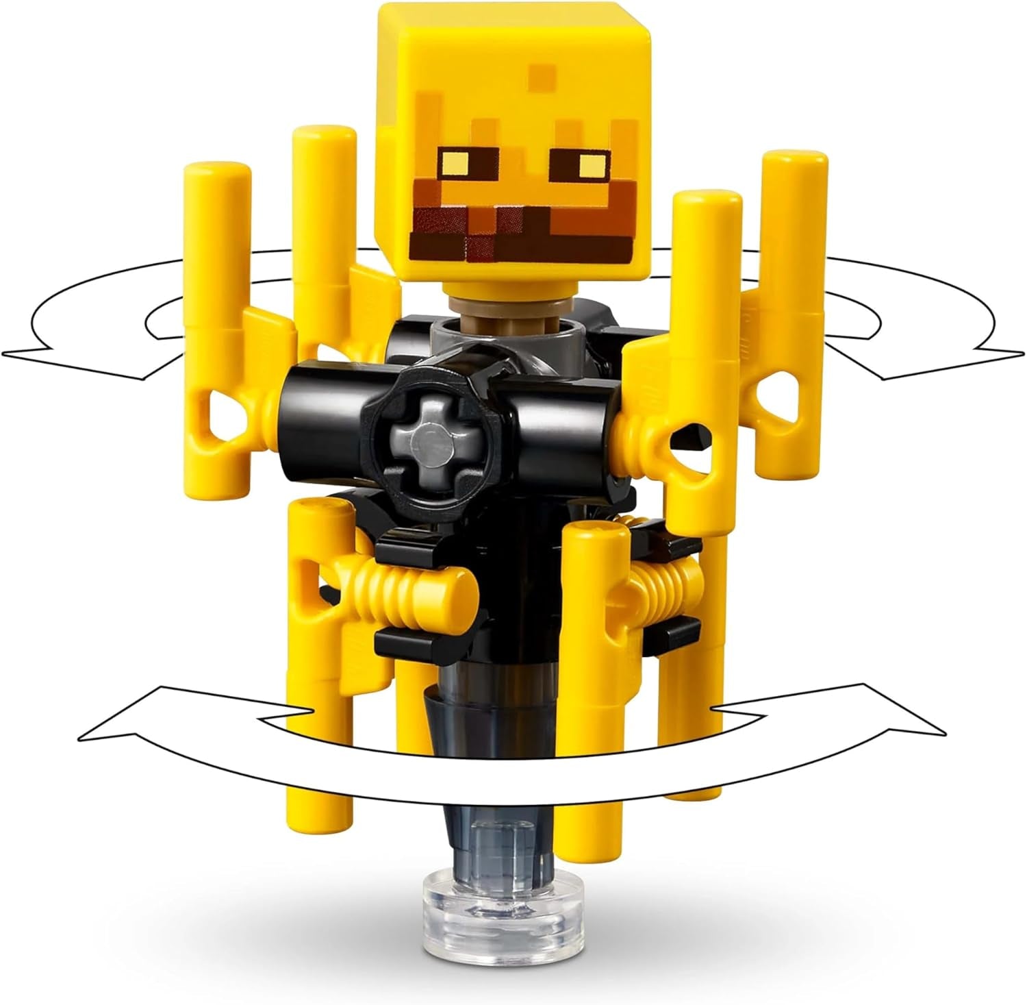 LEGO Minecraft Lava Duell of the Deep, Leksak för TV-spelsfans, fästning med minifigurer inklusive Alex, Skeleton Wither, Lohe och Strider, Present för flickor och pojkar 6 år gamla 21266 Byggset Beuche den LEGO-Store