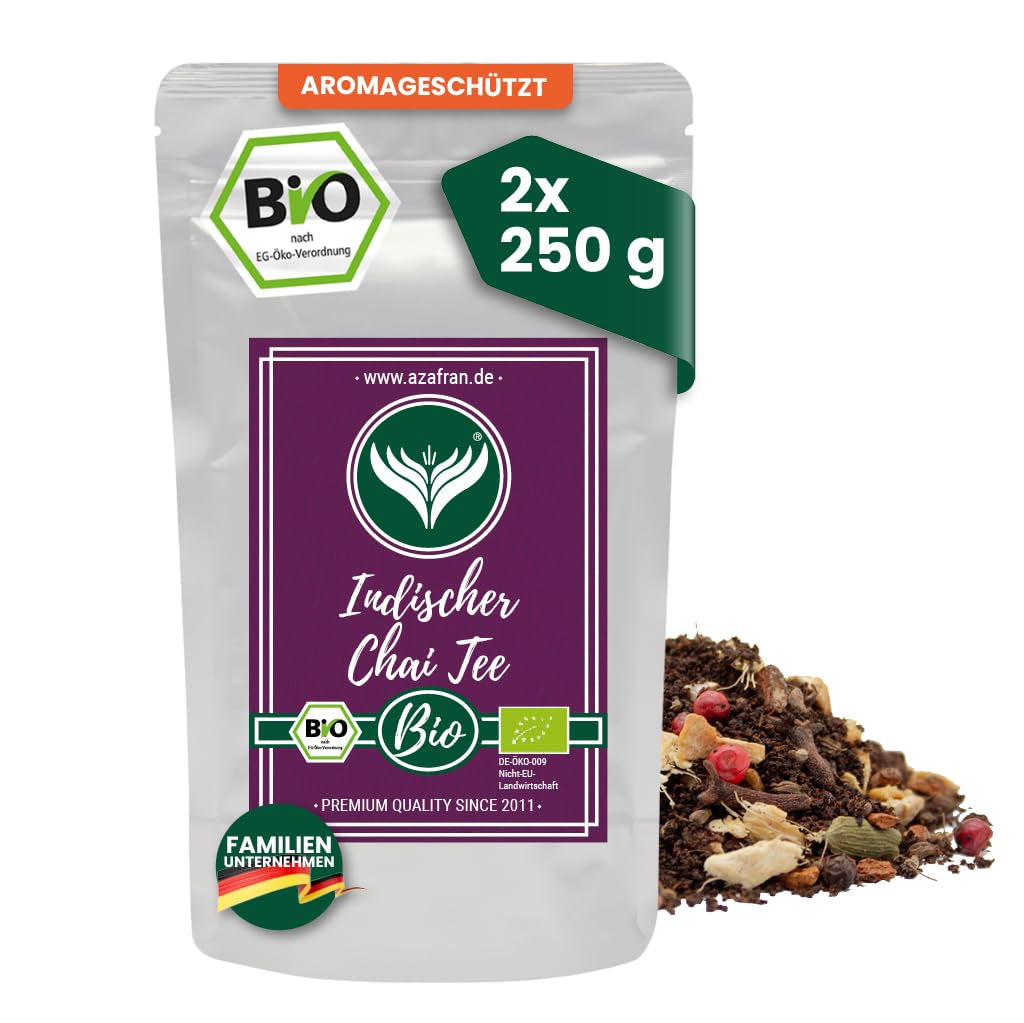 Azafran ekologiskt indisk chai-te - löst kryddat te 250 g