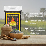 ROYAL THAI RICE - Svart sticky rice - 10 x 1 kg - Multipack
