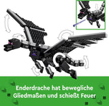 LEGO Minecraft The End Dragon and the End Ship Action Leksak och Discovery Set Videospel Byggset Äventyrsset Present för pojkar och flickor 8 år gamla 21264 Byggset Beuche den LEGO-Store