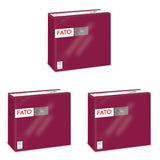 - Mjukhet och mjukhet Engångsmjukpapper 40-pack 38X38 Storlek 4-vikt 2-lagers Bordeaux-färg 100 % rent cellulosapapper Fsc-certifierat (3-pack)