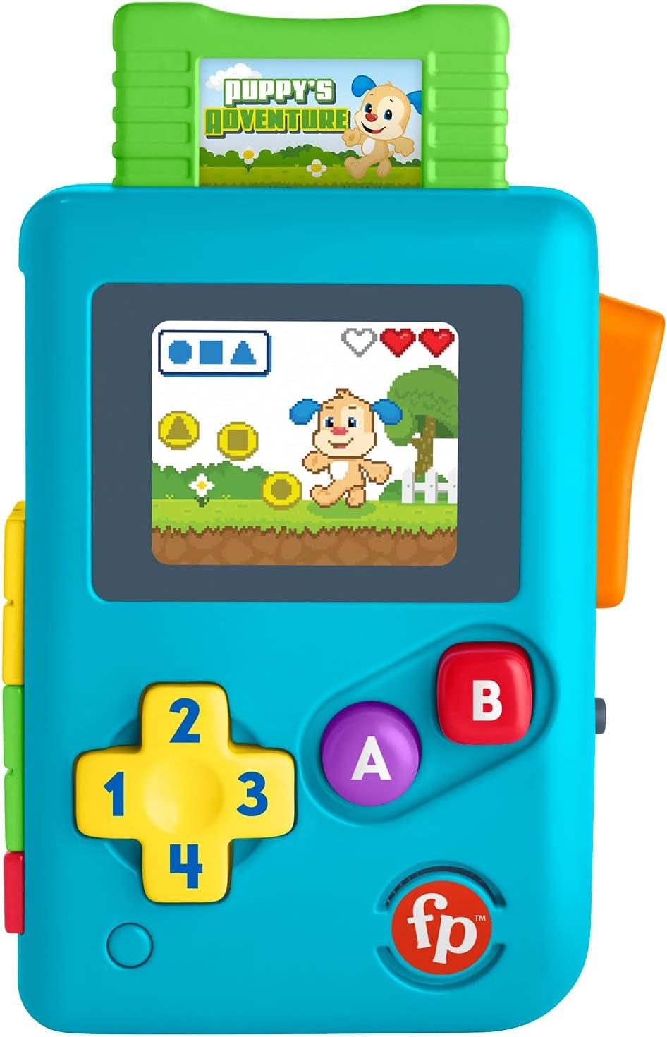 Fisher-Price HBC86 - Kul att lära sig Lil' Gamer, musikalisk inlärnings- och aktivitetsleksak, tysk version, för spädbarn och småbarn från 6 till 36 månader Babyleksaker Naty Shop Storbritannien Multi