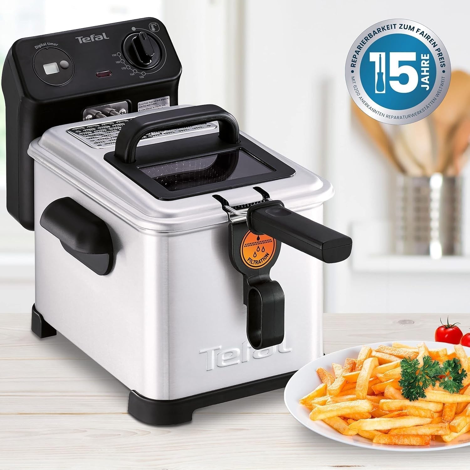 Tefal FR5160 Filtra Pro, semi-professionell oljefritös Vitvaror Naty Shop