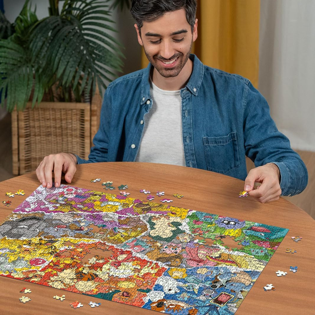 Ravensburger Puzzle 12000832 - Pokémon Adventure - 1000-bitars Pokémon pussel för vuxna och barn över 14 Puzzle Naty Shop