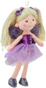 11766 Tygdocka Fairy Plyschleksak Princess 30cm Lila