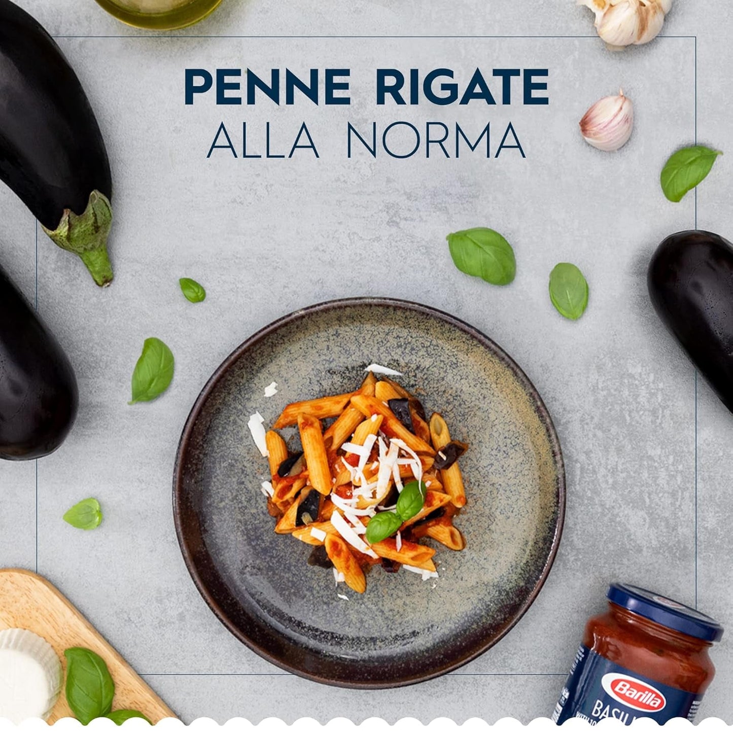 Pasta Barilla Classic Penne Rigate Nr. 73 från högkvalitativt durumvete, alltid al dente (1 x 500 g)