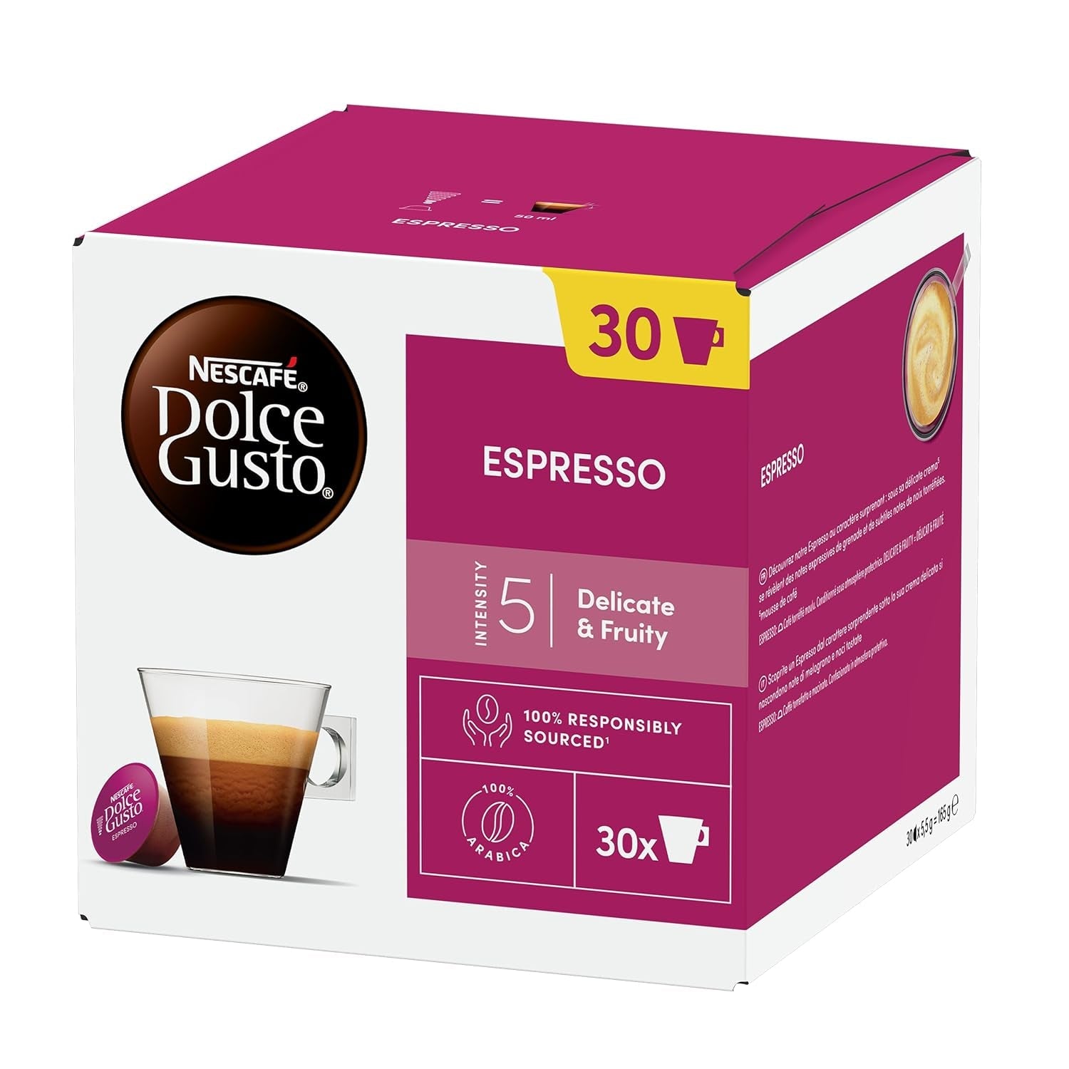 Vifycim Gusto Espresso – Café – 90 kapslar (3 Boîte XL x 30 Stück)