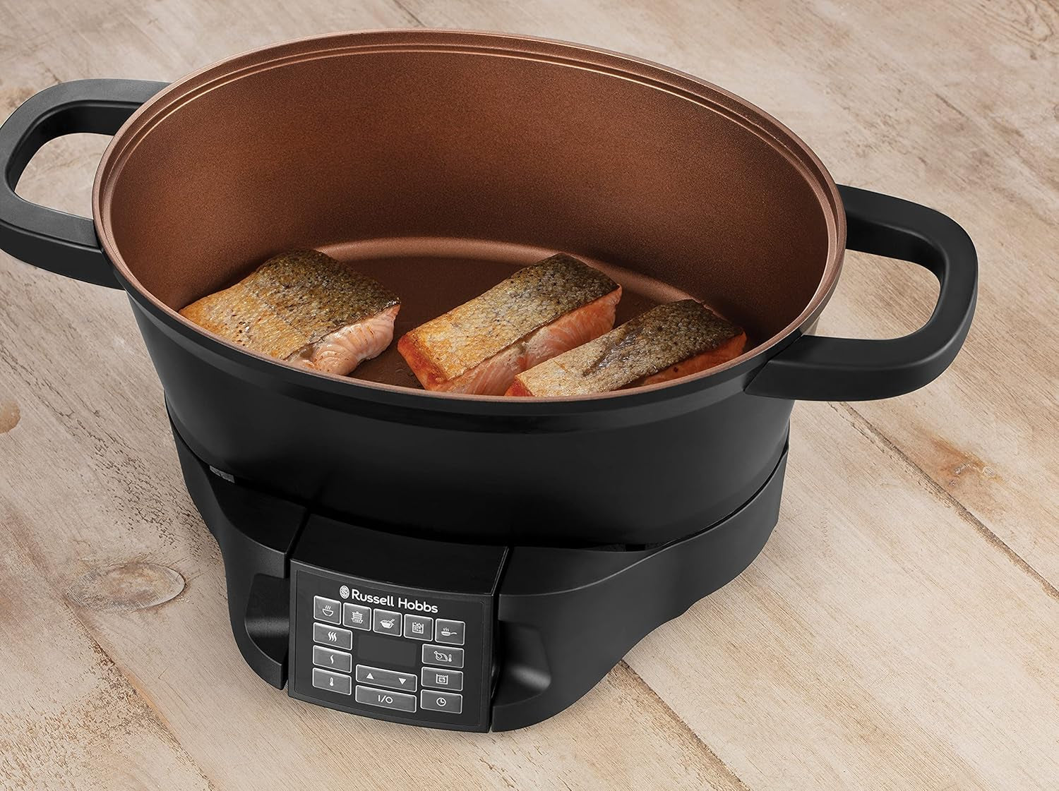 Multicooker Russell Hobbs 6,5L, digital display, 8 matlagningsfunktioner Slow Cooker Naty Shop