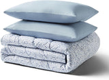 Night Lark Överdragslöst Påslakan Super King 6 Tog Vår Sommar - Blue Garden Super Mjuk Täcke Lätt maskintvättbar Snabbtork Påslakan Allt-i-ett Vändbara täcken & täcken Naty Shop