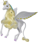 Simba 109480093 - Mia and Me Unicorn Onchao, Med rörliga vingar, hårspännen, stylingborste, lekhäst, ponny, Centopia, från 3 år, rosa Naty Shop Dolls