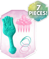 Ariel Just Play Disney Princess Hårhuvud 20 cm med tillbehör 7-delat set rött hår Leksak för barn 3 år och uppåt