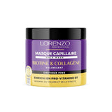 Hårmask med svart vitlök (bräckligt hår) 500 ml Naty Shop Biotin Collagen hårmask