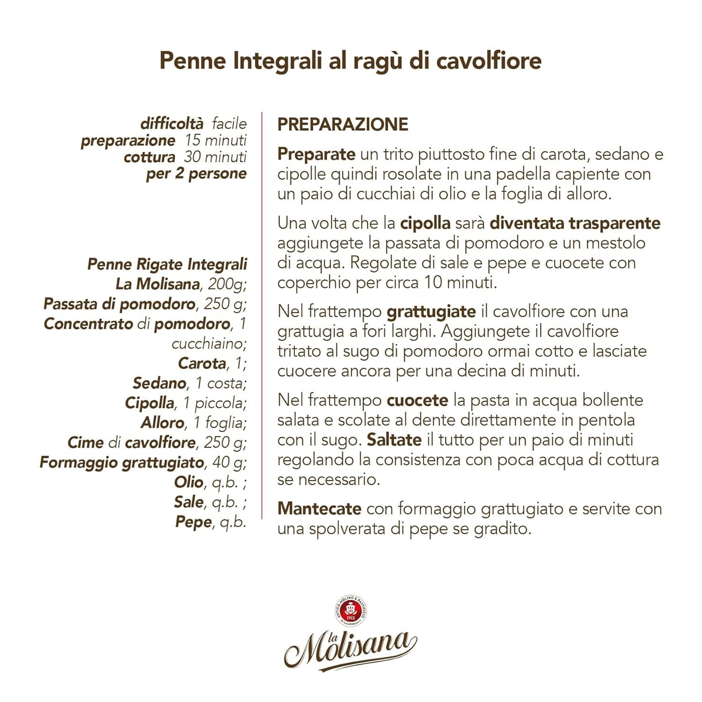 N°20 Penne Régate Integrale Pate 500 g - Parti om 6