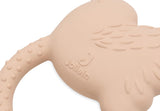 Jollein naturgummi babybitring - Vackra fåglar - Babybitring - Brickhjälp - Ofarlig och BPA-fri - Babyleksak