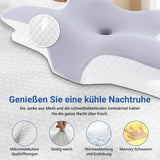 Hothands Memory Foam Kudde Ergonomisk Ortopedisk Kudde Sida Baksida Buken smärtlindring Kudde Förbättra sömnkvaliteten 62X41X13/11Cm cervikala ortopediska kuddar Naty Shop