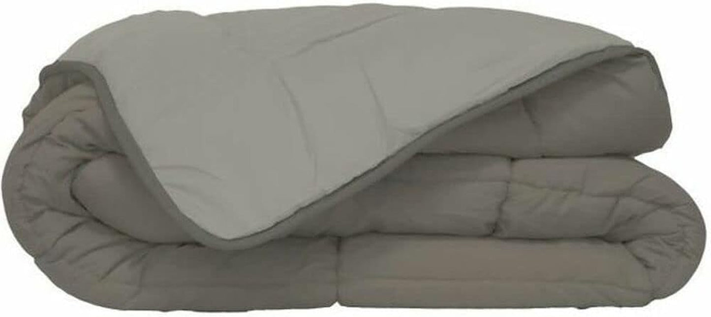 Couette CALGARY Choklad/Corail 140 Täcken och täcken Naty Shop 220 X 240 Cm