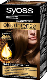 Syoss Oleo Intense Coloration 5-86 Sweet Brown 3-pack (3 x 1 stycke) Naty Shop Hårfärgning Brown 1 stycke (3-pack)