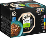 Sheba Sauce Collection Tray Multipack, fin MSC, 4x12x85g