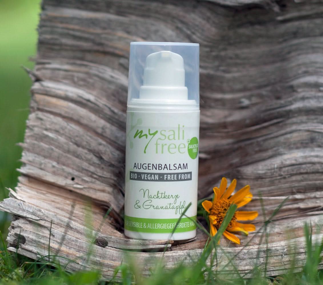 Mysalifree BIO EYE BALM, intensiv ögonkräm mot rynkor för känslig hud, med granatäpple och ockra, 15 ml Cosmetics and Beauty Naty Shop