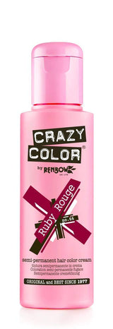 GO TOXIC UV semipermanent hårfärgskräm, 100 ml (1 förpackning) Naty Shop Rubyröd hårfärgningsmedel 100 ml (1 förpackning)