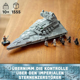 LEGO Star Wars Imperial Star Destroyer, rymdskeppsset, byggleksak, Darth Vader och Cal Kestis lekset, födelsedagspresent för pojkar, flickor och fans 75394 Byggset Besuche den LEGO-Store