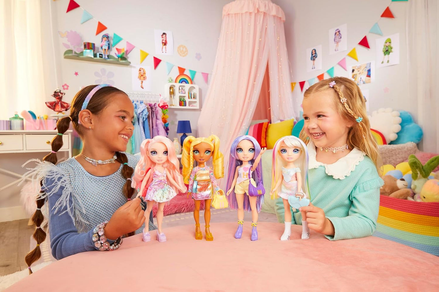 Rainbow High My Fashion Style Doll - Lila - 28cm Lila modedocka med snygg outfit och snygg väska, för lek, posering, insamling, för barn 4-12 år