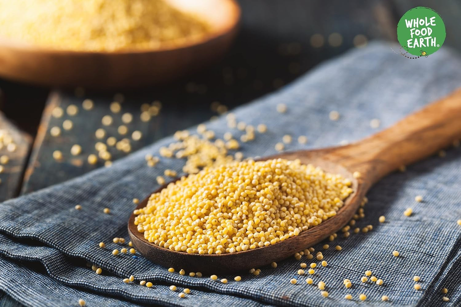 Jordfullkornshirs - icke-GMO - naturlig - vegan - mjölkfri - inget tillsatt socker - 1 kg