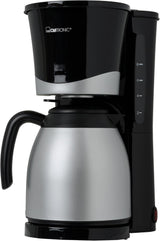 Clatronic® kaffebryggare med termos | för 8-10 koppar kaffe | utan temperaturförlust | kaffebryggare med filter | 1 liter | Espresso | Filterkaffebryggare med termos | KA 3327 svart