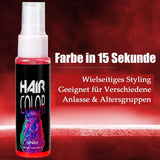 Hårsprayfärg, Tillfällig röd spray Hårfärgning, Färgad röd hårfärgning, Tvättbar hårfärgning, Livlig röd hårfärgsspray, Omedelbar hårfärgning, Carnival Hårfärgning, Halloween, Cosplay, Party Hårfärgning Naty Shop