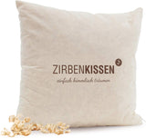 Swiss Stone Pine Family Swiss Stone Pine Kudde Helt enkelt himmelskt drömmande 30X20 cm Trä Natur 1 Styck (1 Pack) Naty Shop Standardkuddar 40X40 Cm