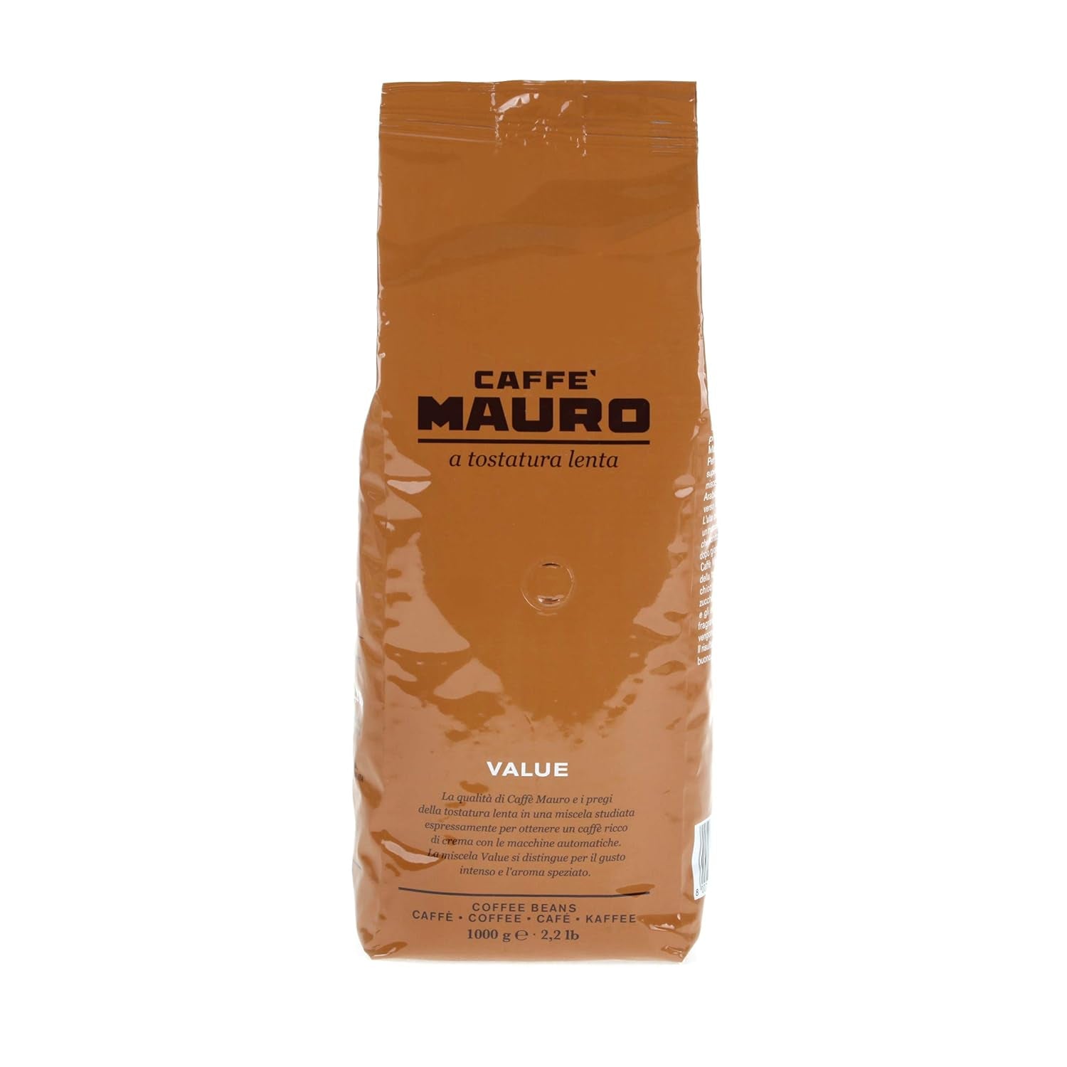 Espresso Mauro kaffe - Värde för maskiner, 1000g bönor