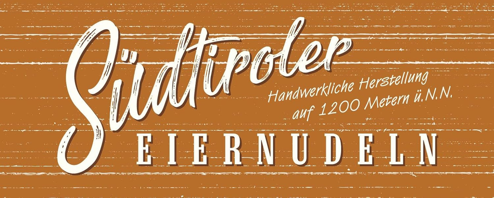 BioGourmet bandnudlar med Schüttelbrot från Sydtyrolen (SGB) | Salta och smaksatta äggnudlar med äkta prick från Sydtyrolen | 1 x 250g Bio