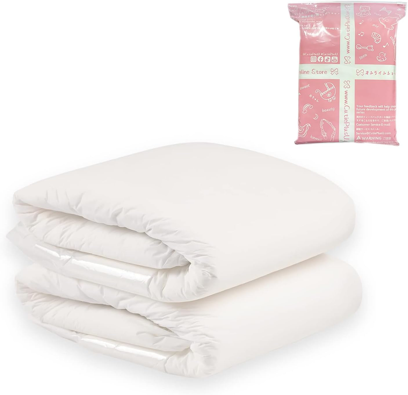 CutiePlusU vuxenblöjor, torr yta, maximal absorptionsförmåga över natten, inkontinensblöja för engångsbruk - blå, rosa, vit, 3-pack (medium 71-96 cm)