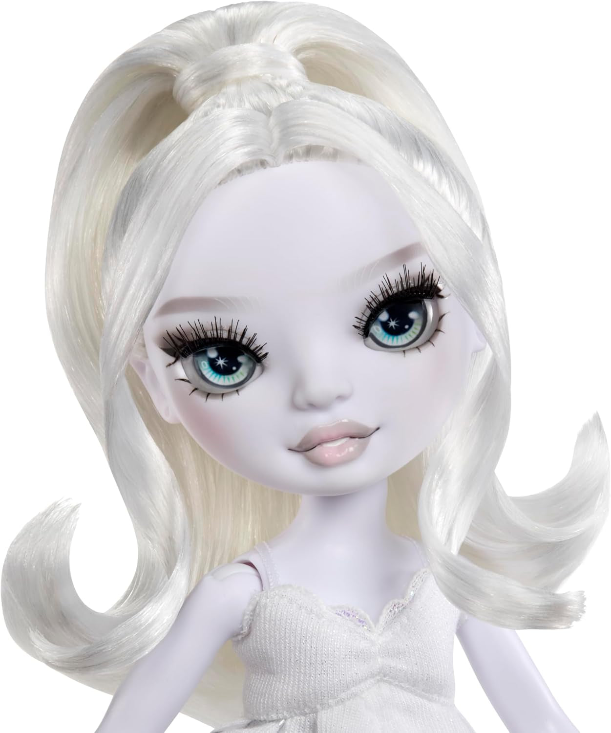 Rainbow High Shadow High Girl's Night Doll - Natasha Zima - 28cm modedocka i nyanser av grått, vitt hår och silveroutfit med accessoarer och kam - För samlare och barn från 6 år och uppåt
