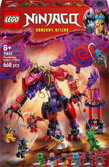 LEGO NINJAGO Chaos Dragon Thundertooth - Leksak med 6 Ninja-minifigurer - Rollspelande byggset för pojkar och flickor i åldern 8+ - Presenter till Rise of the Dragons TV-seriefans 71832 Byggset Beuche den LEGO-Store