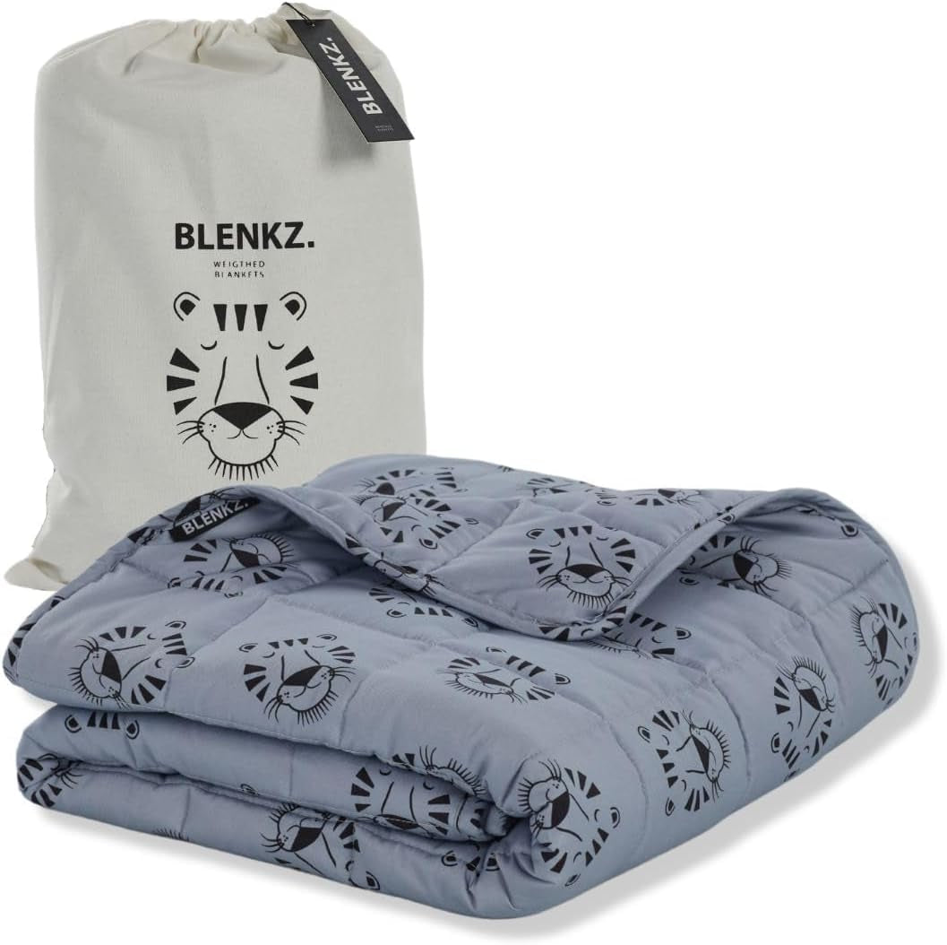 Vägt babyfilt | 3,5 kg | 100X150cm | Terapifilt | Tyngda filtar | Tung filt (blått tigeransikte, 3,5Kg-100X150 Cm) BLENKZ sängar och filtar. Blått tigeransikte 3,5Kg-100X150 Cm