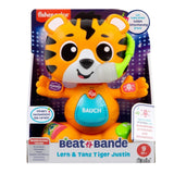 Fisher-Price Baby and Toddler Beat Bande Lern & Tanz Tiger Justin Educational Toy with Sounds and Lights for babys 9 months and up, German Edition, HYL31 Baby Toys Naty Shop