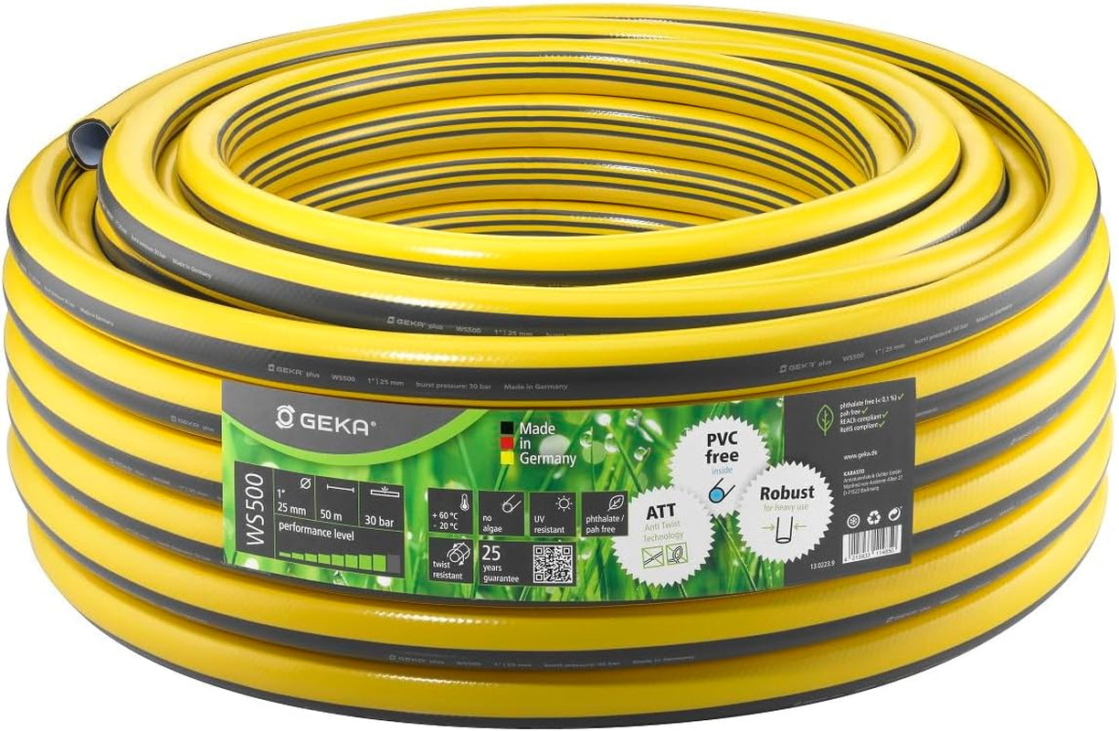 plus vattenslang WS400 (längd ca 25 meter, 5-lagers slangkonstruktion, högkvalitativa material, trycktålig och formstabil) 13.0210.9