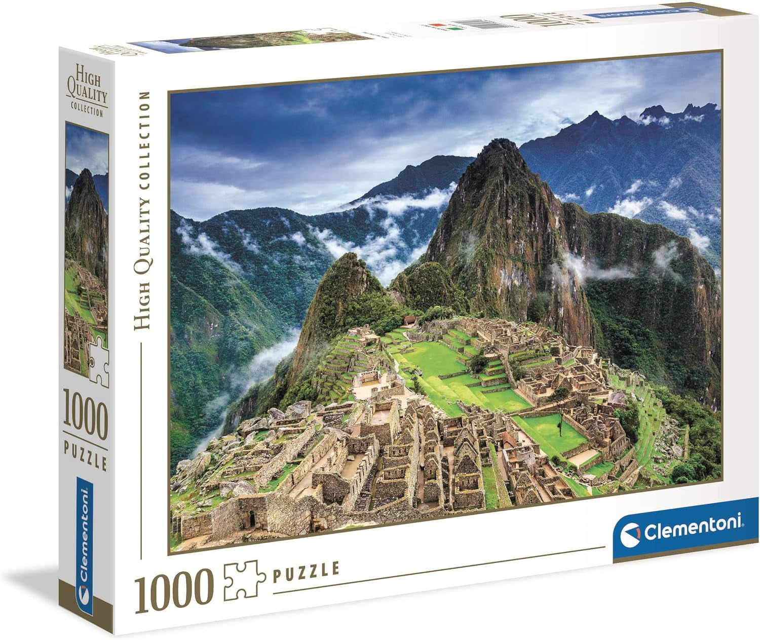 Clementoni 39604 Machu Picchu - 1000 pusselbitar från 9 år Färgglat pussel för vuxna med djärva färger Skicklighetsspel för hela familjen Trevlig presentidé Pussel Naty Shop Standardtitel